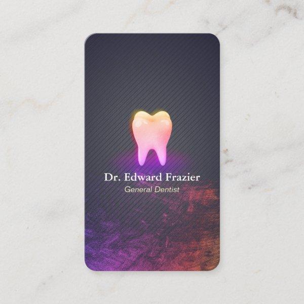 Professional Dentist Dental Clinic Rose Gold Tooth Appointment Card