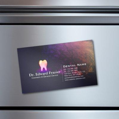 Professional Dentist Dental Clinic Rose Gold Tooth  Magnet