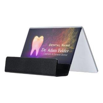 Professional Dentist Dental Clinic Rose Gold Tooth Desk  Holder