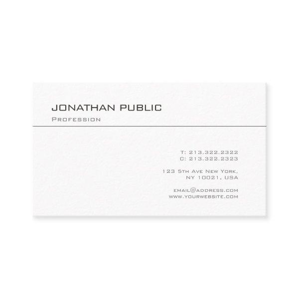 Professional Design Minimalistic Chic Plain Trendy