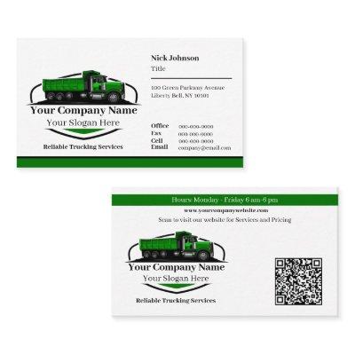 Professional Dump Truck Hauling Company QR Code