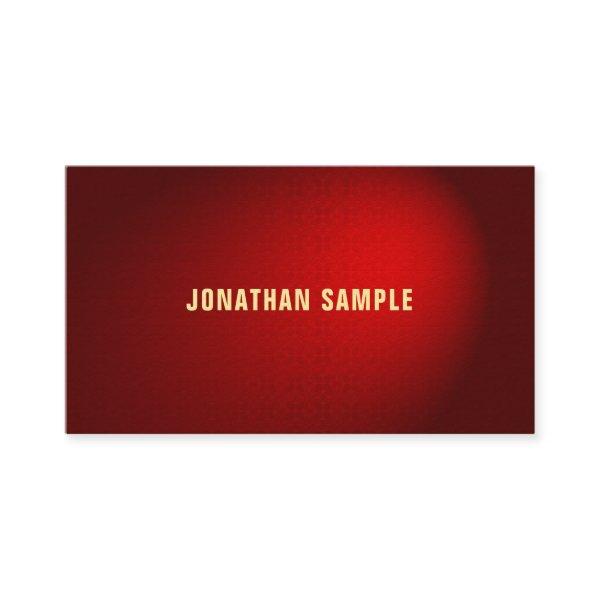 Professional Elegant Black Red Damask Template
