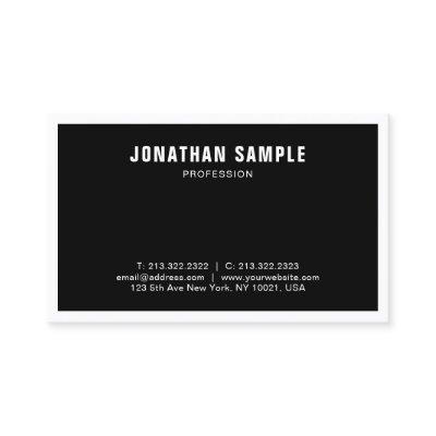 Professional Elegant Black White Modern Simple