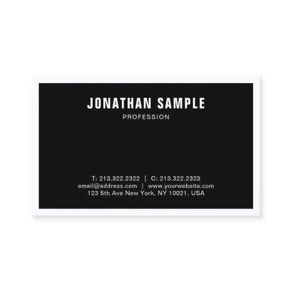 Professional Elegant Black White Modern Simple