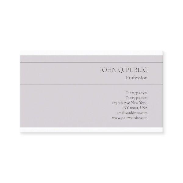 Professional Elegant Colors Minimalist Template