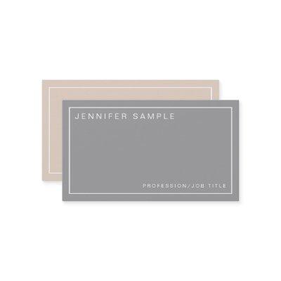 Professional Elegant Colors Modern Trendy Design