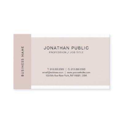 Professional Elegant Colors Simple Modern Plain