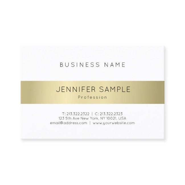 Professional Elegant Gold Look Simple Plain Modern