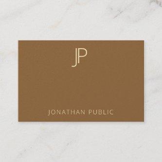 Professional Elegant Gold Monogram Premium Pearl