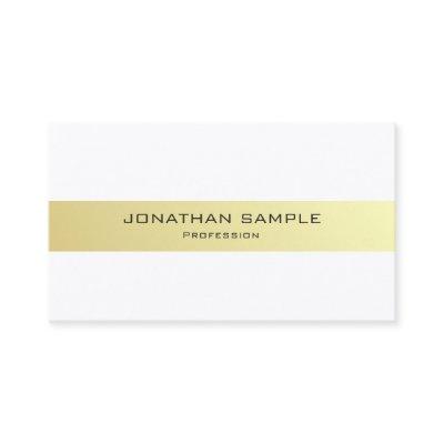 Professional Elegant Gold Simple Design Luxury