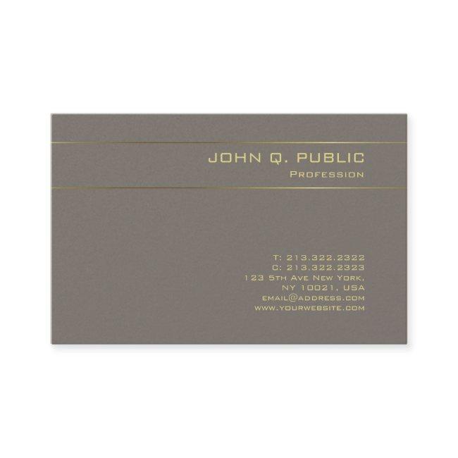 Professional Elegant Gold Text Luxury Template
