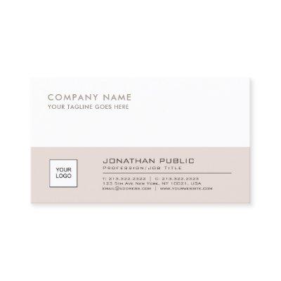 Professional Elegant Logo Plain Corporate Beige