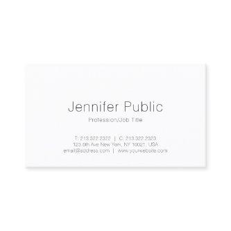 Professional Elegant Minimal Design Modern Plain