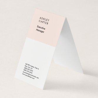 Professional elegant minimalist plain simple