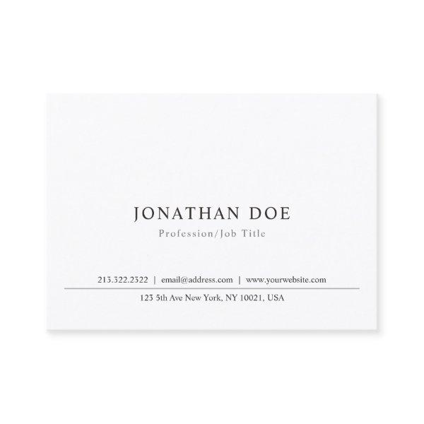 Professional Elegant Minimalist Template Classic