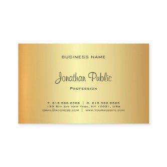 Professional Elegant Modern Glamorous Gold Look