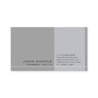 Professional Elegant Modern Grey Simple Chic Plain