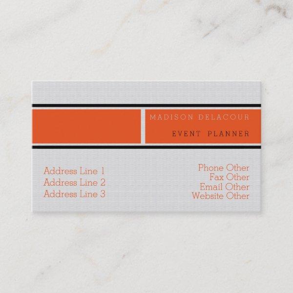 Professional Elegant Modern Minimal Orange Badge