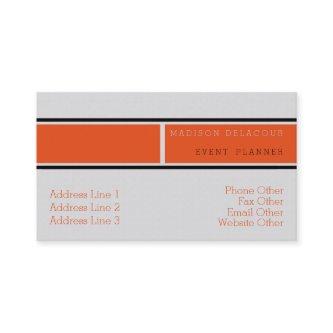 Professional Elegant Modern Minimal Orange Badge