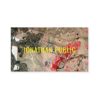 Professional Elegant Modern Red Brown Abstract