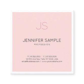 Professional Elegant Monogram Sleek Design Luxury Square