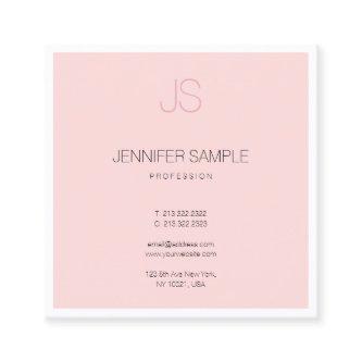 Professional Elegant Monogram Sleek Design Luxury Square