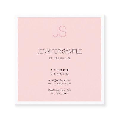 Professional Elegant Monogram Sleek Design Luxury Square