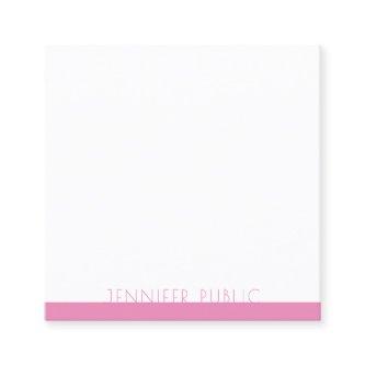 Professional Elegant Pink White Template Modern Square