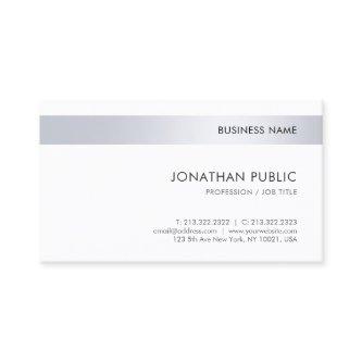 Professional Elegant Silver Simple Template