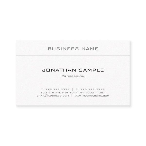 Professional Elegant Simple Design Modern Plain