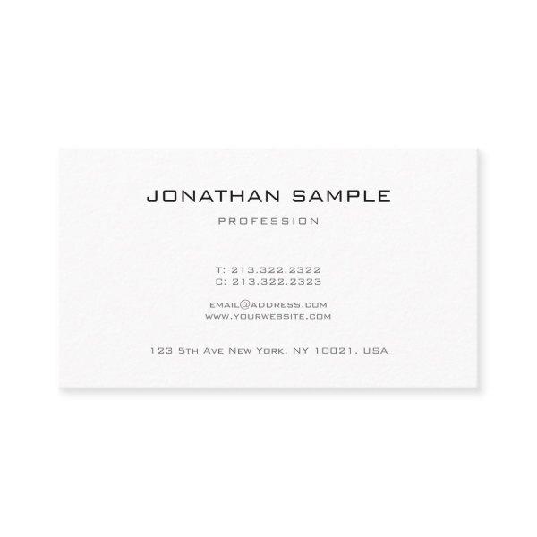 Professional Elegant Simple Design Modern Plain