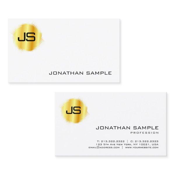 Professional Elegant Simple Template Gold Modern B