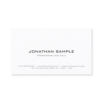 Professional Elegant Simple White Modern Template