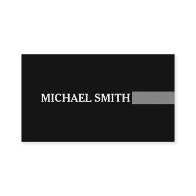 Professional Elegant Titanium Modern Plain Black