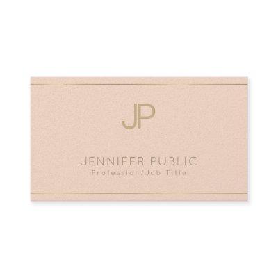Professional Elegant Trendy Plain Luxury Monogram