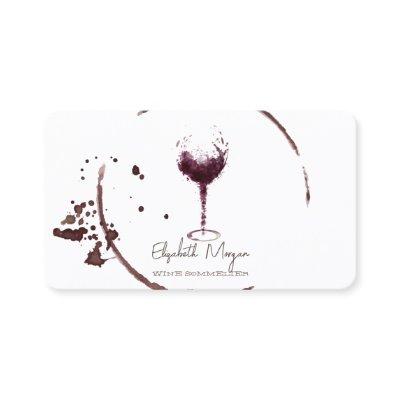 Professional Elegant Wine Stain Wine Glass