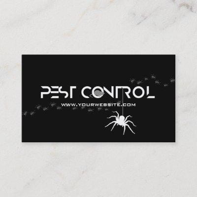 Professional Exterminator Pest Control Black White