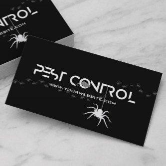 Professional Exterminator Pest Control Black White