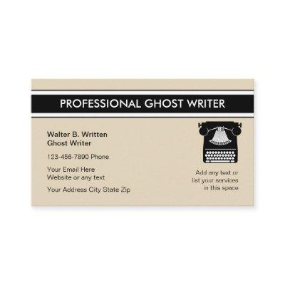 Professional Ghost Writer