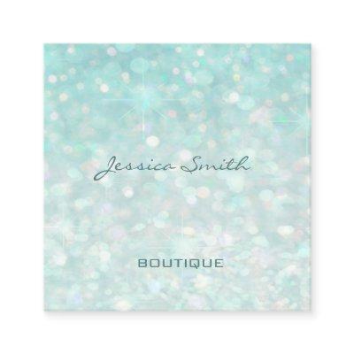 Professional glamorous modern elegant plain bokeh square