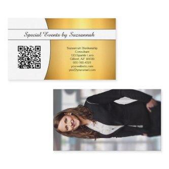 Professional Gold Flare Custom Photo QR Code