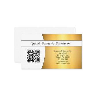 Professional Gold Flare Custom QR Code