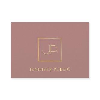 Professional Gold Monogram Modern Template Luxury