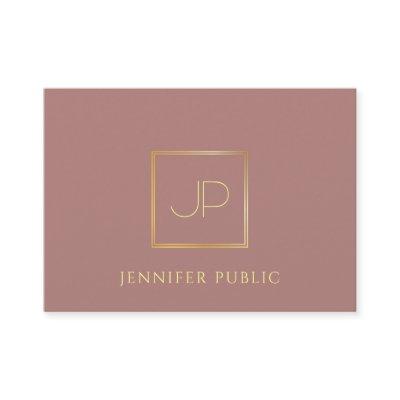Professional Gold Monogram Modern Template Luxury