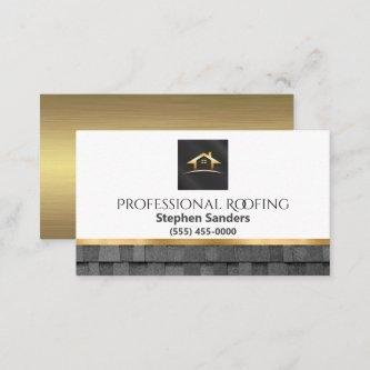 Professional Gold Roofing Shingles Construction