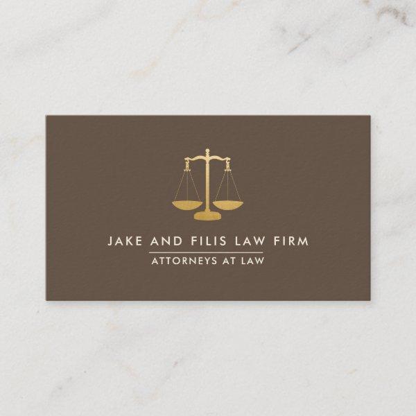 Professional Gold Scales Attorney Law Firm Busines