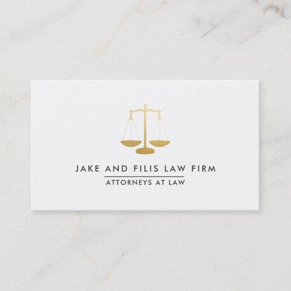 Professional Gold Scales Attorney Law Firm
