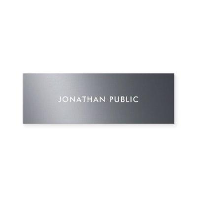 Professional Graceful Black White Modern Elegant Mini