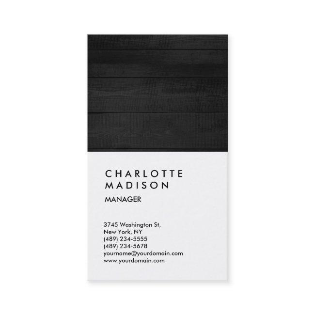 Professional Grey Wood White Trendy Consultant