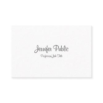 Professional Handwritten Script Modern Sleek Plain